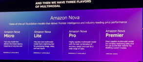 Amazon анонсує Nova, нове сімейство моделей ШІ